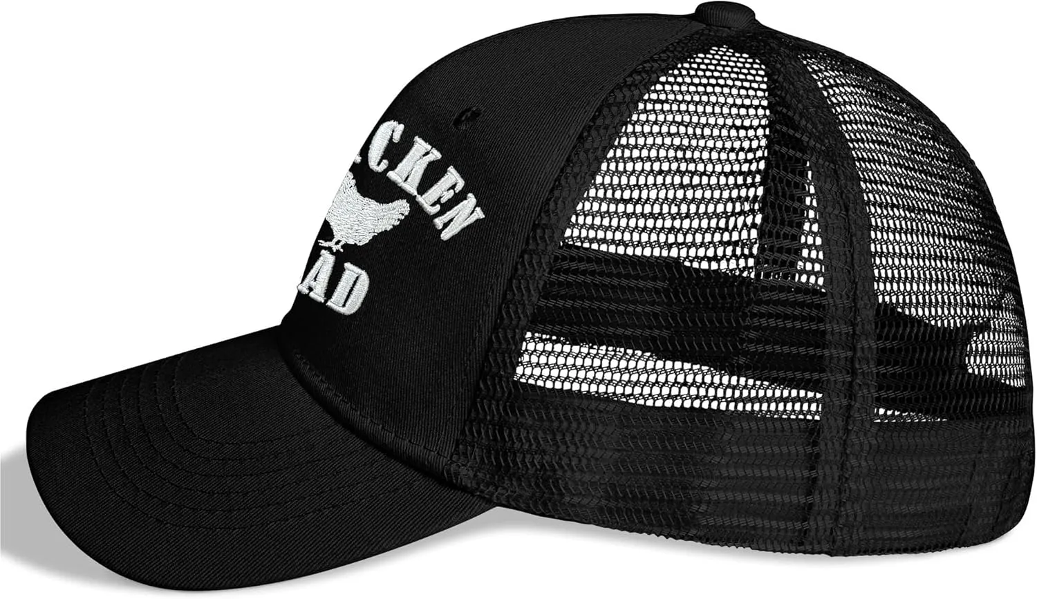 Baseball Caps Embroidered Adjustable Mesh Dad Hat Black Trucker Hats for Men and Women