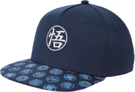 Bioworld Dragon Ball Z Kanji Symbols Youth Navy Snapback Hat