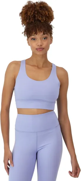 Hanes Sports Bra, Racerback Women, Stretch Pullover Crop Top with Cutout