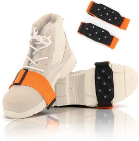 Mid-Sole Ice Cleats Crampons Traction Snow Grips with Tungsten Spikes
