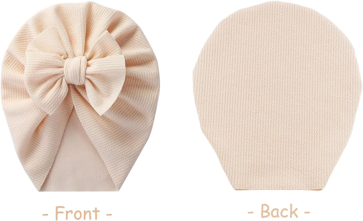 Newborn Hospital Hat Mittens Baby Beanies with Bow Knot Infant Caps Soft Cute Toddler Headwrap for Boys Girls