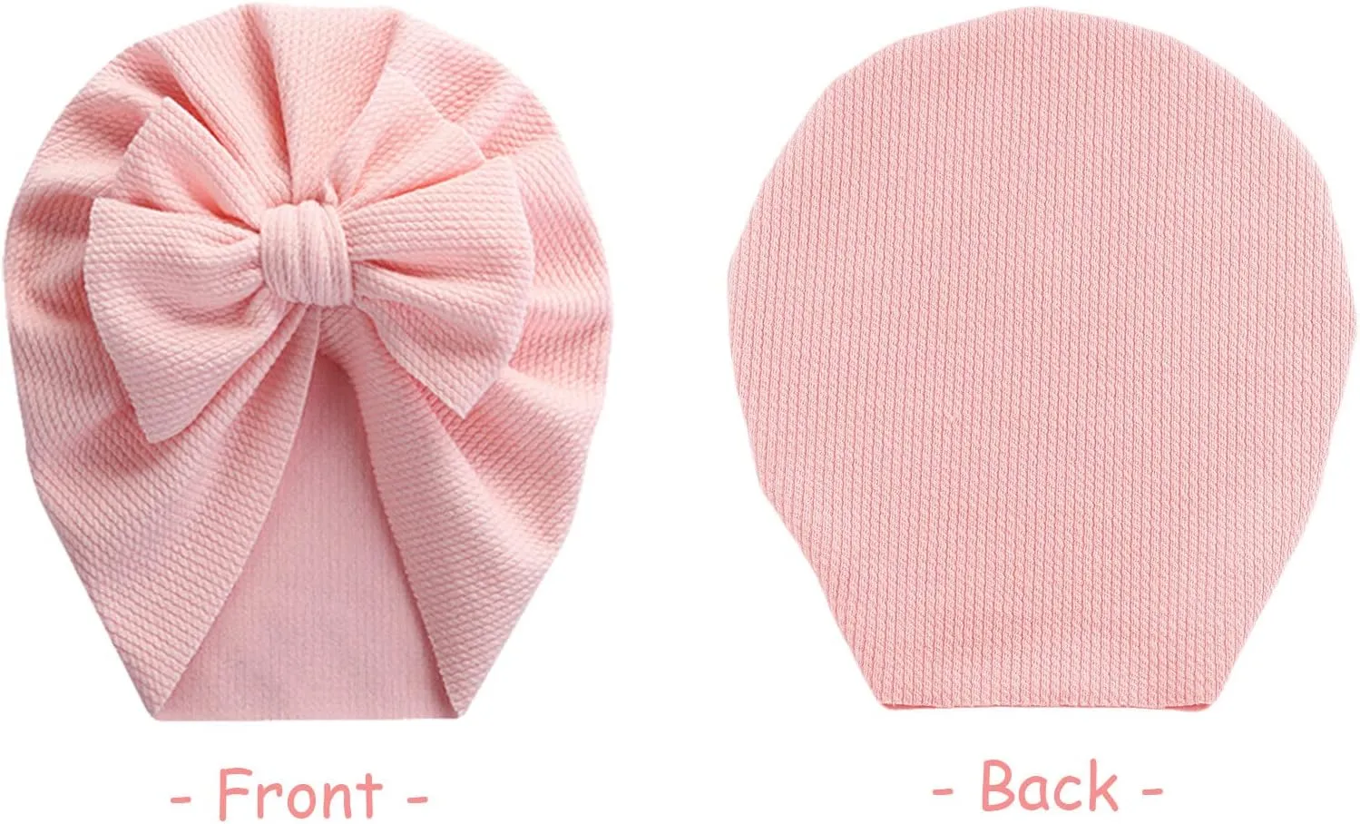 Newborn Hospital Hat Mittens Baby Beanies with Bow Knot Infant Caps Soft Cute Toddler Headwrap for Boys Girls