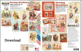 ScrapSMART - Sewing Machines Vintage Collection Software in Jpeg and PDF Files for Mac [Download]