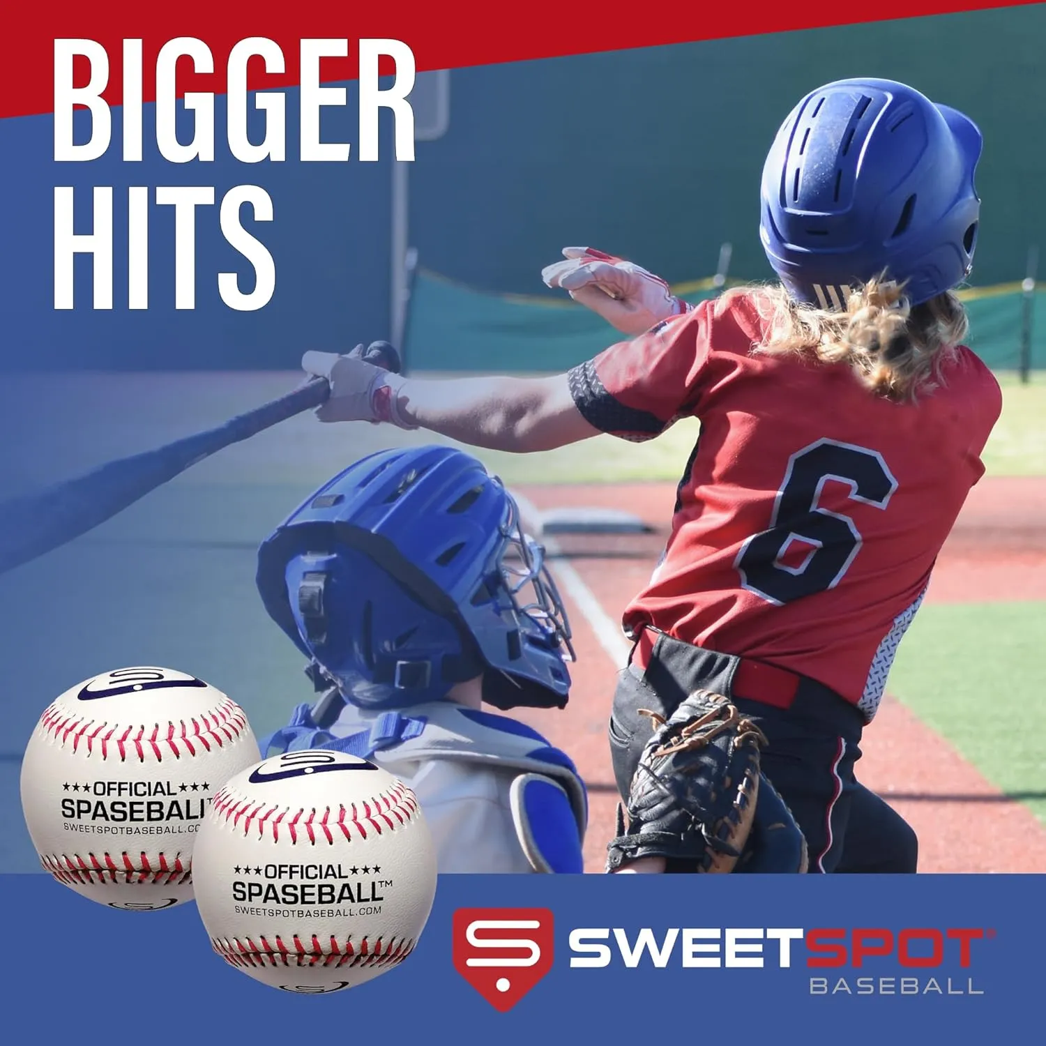 SweetSpot Plastic Baseball Spaseballs | Backyard Plastic Baseballs for Youth, Kids, Teens, and Adults