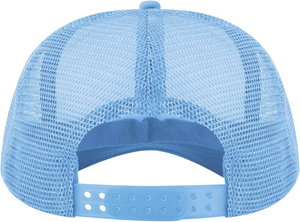 TopTie Kids 5 Panel Trucker Cap Mesh Snapback Hat Foam Front for Boys Girls Aged 3-7 Years Old