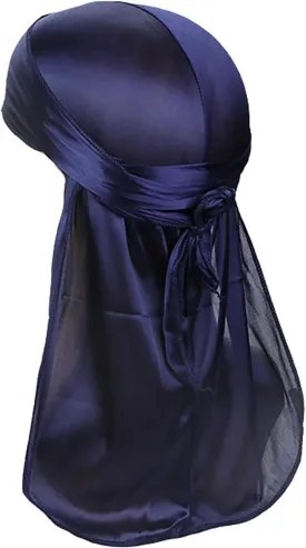 TopTie Silky Durag Headwraps Extra Long Tail Wide Straps for 360 Waves Do Rag