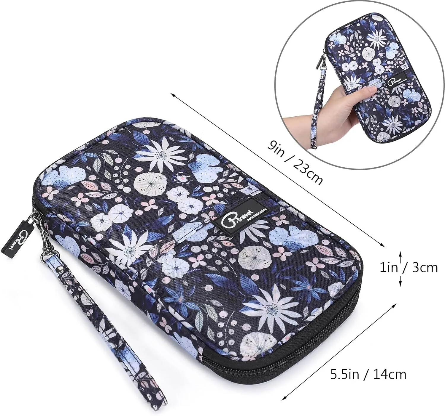 VanFn RFID Travel Passport Wallet, Family Passport Holder, Trip Document Organizer P.Travel Series