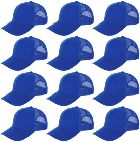 ZH 12 Pack Mesh Trucker Hats, Bulk Baseball Caps for Men and Women, Trucker Cap Wholesale